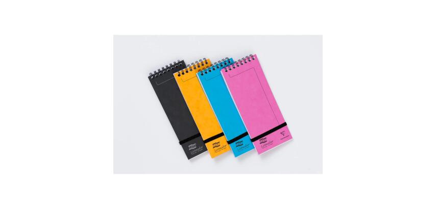 Bloc Listmaker Europa reliure intégrale 18 x 7,6 cm 60 feuilles lignées couleur aléatoire