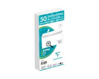 Enveloppe Clairefontaine 80 g/m² blanche avec bande de protection - Paquet de 50