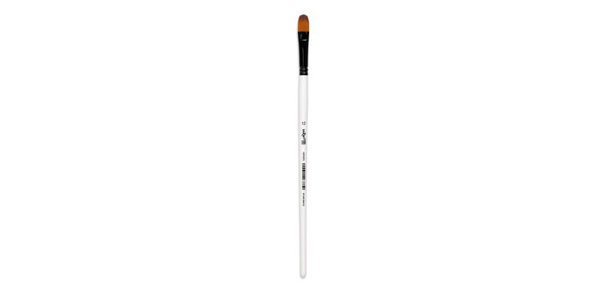 Darwi For You kattentong penseel 10,5mm maat 12 - Wit
