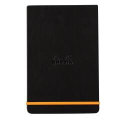 Clairefontaine Rhodia Webnotepad A5, Lined - Black