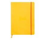Rhodiarama Notizbuch A5 Softcover, 80 Blatt elfenbein 90g, liniert, mit Gummizugverschluss - Narzisse
