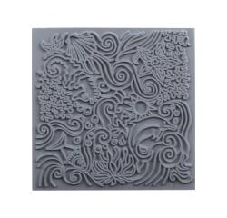 Cernit plaque de texture Under the sea - Gris