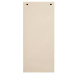 Confezione da 100 intercalari orizzontali 2 fori Forever cartoncino riciclato 180g/mq - 105x240mm - Avorio