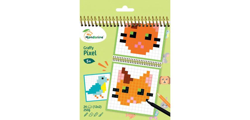 Graffy Pixel, Animaux familiers - Vert