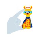 Mini Couz'IN, Pedro the giraffe - Yellow