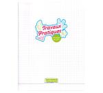 Cahier Travaux Pratiques piqué 8000 POLYPRO 24x32 cm 96 pages grands carreaux + uni 90 g - Incolore