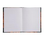 Marble Notebook 220x170, 192 lined pages - Orange