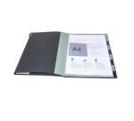 Trieur rigide HARMONIKA® Exactive® dos extensible 9 compartiments - Noir