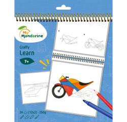 Graffy Learn, Transports - Bleu