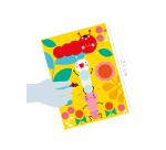 Boîte créative, Tableaux gommettes, Chenilles - Multicolore