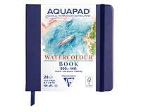 Carnet rembordé rigide Aquapad 14x14 24F 300g
