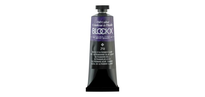 Peinture à l'huile extra-fine tube 35ml - Bleu d'outremer clair