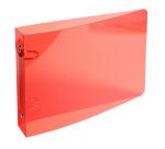 Classeur 2 anneaux plastifié pour fiches bristol Exacompta Crystal A5 - Dos 2,5 cm couleurs assorties