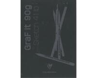 GraF'it bloc agrafé 80F A5 90g - Noir