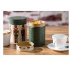 Set of 2 tea tins with resealable lid - Kraft