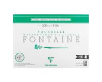 Fontaine bloc collé 1 côté 10F 36x51cm 300g grain torchon