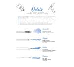 ODELIA, Bloc de coloriage multi-techniques de 20 feuilles A4 250g, Les villes
