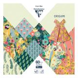 ORIGAMI, Pochette de 60 feuilles 70g/m² au format 15x15cm - Kiribati - Multicolore