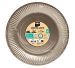 10 Assiettes en carton rondes, 23 cm