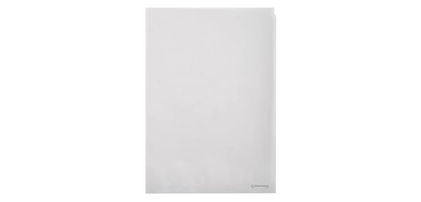 Pk 50 Cut Flush Fldr Paper 1.1mm clear - Transparent white