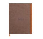 Rhodia Softcover Notebook - A4+ - Lined with Margin- 80 Sheets - 90gsm - Chocolate