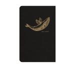 Flying Spirit piqûre textile 9x14cm 96 pages ligné motifs assortis papier ivoire 90g - Noir