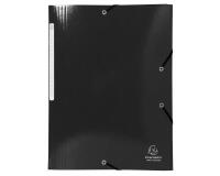 Chemise à élastiques 3 rabats Maxi capacity carte lustrée pelliculée 425 gm² Iderama A4