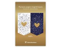 Adolie, Set de 2 marque-pages magnétiques 10,5x15,5cm