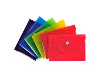Pochette pression Iderama en polypropylène - Couleurs assorties