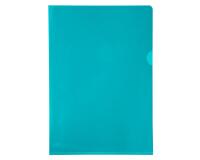 Etui carton de 100 pochettes coin PVC lisse haute résistance 13/100e - A4 - Vert