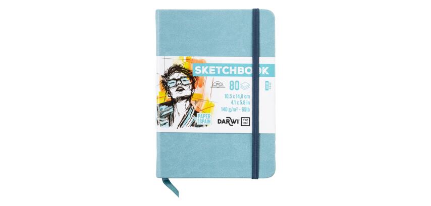 DFY Sketchbook A6 80F 140g - Bleu pâle