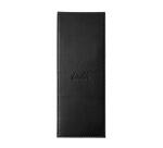 Hülle + Block Rhodia No.8, 80 Blatt kariert 80g, 8,4x22 cm - Schwarz