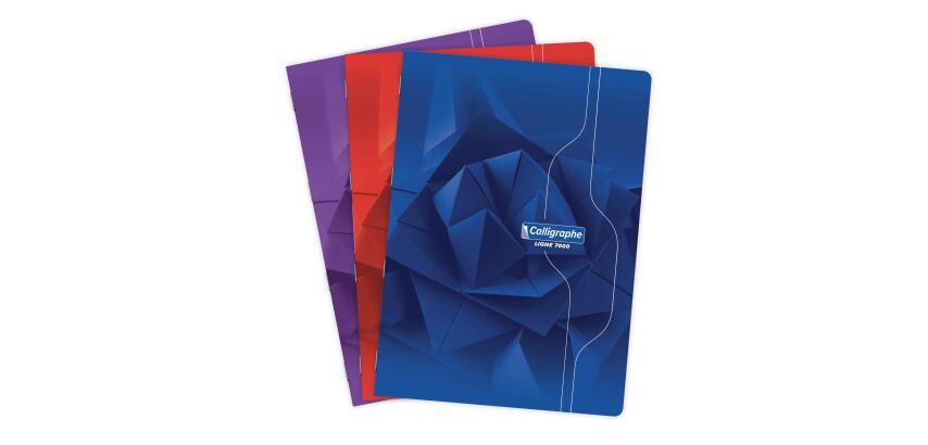 Cahier piqué 7000 A4 140 pages grands carreaux 70 g - Assortis
