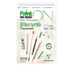 PaintON Recyclé bloc spiralé 12F A5+ 250g