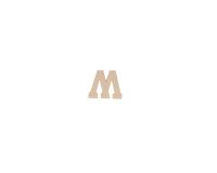 Kraft Letter 'M' 20cm - Kraft