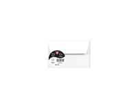 Sachet de 5 enveloppes Pollen 90x140, kraft 120g/m2 - Blanc