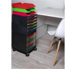 Set à roulettes pour modulos Roller set Office - Noir