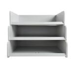 Corbeille à courrier multitri Office - Gris lumière