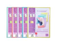 Protège-documents en polypropylène Kreacover Pastel 60 vues - A4 - Couleurs assorties