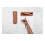 Rechteckiges Etui, Naturleder
