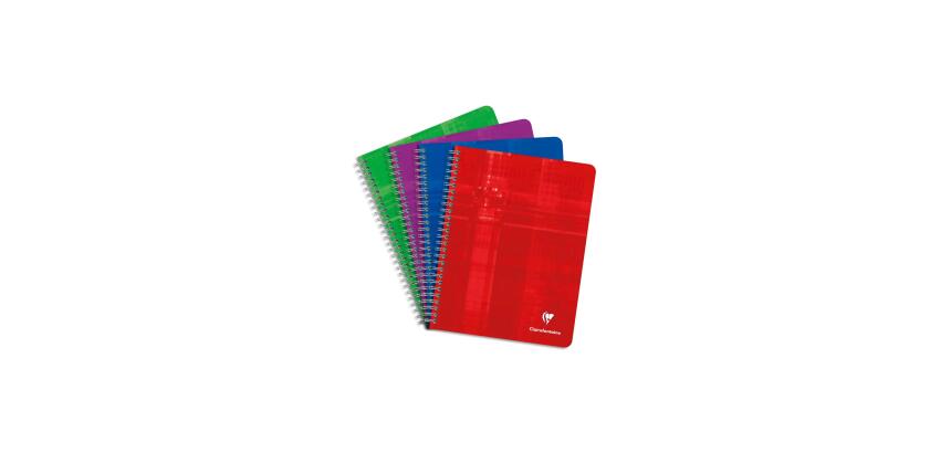 Spiral notebook, 170 x 220 mm, 224 pages