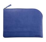 Rhodiarama etui met rits in kunstleer - maat M - 16x22 cm - Sapphire