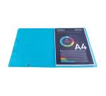 Eckspannmappe mit Gummizug ohne Klappen, Colorspan-Karton 400g, für Format DIN A4