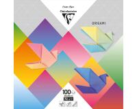 ORIGAMI, Pochette de 100 feuilles 70g/m2 au format 20x20cm - Multicolore