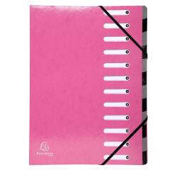 Clasificadores Harmonika ® lomo extensible Iderama ® Con gomas y ventanas troqueladas. - Tamaño: 24,5x32 cm para: A4