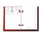 Bloc-Praktik Datum links 8,2 x 12 cm - 2026 - Blau