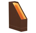 Rhodiarama Porte-revues, en similicuir, 10 x 25 x 31 cm