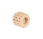 Bougeoir twisty 7,5x7,5x6 cm - Kraft