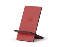 Rhodiarama support pour téléphone mobile simili cuir italien 13x8x8,5 cm - Nacarat