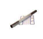Non-adhesive crystal PVC book cover roll 8/100th 3 m x 0.45 m Display - Transparent